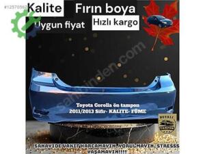 Sıfır Orijinal Ön Tampon Toyota Corolla Füme (2. Adet)
