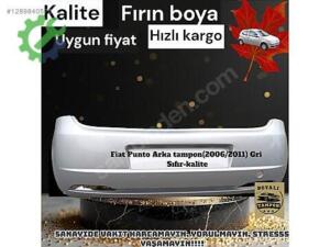 Sıfır Orijinal Arka Tampon Fiat Punto Gri