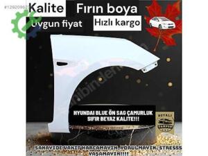 Hyundai Accent Blue Orijinal Sıfır Beyaz Sağ Ön Çamurluk