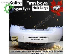 Renault Symbol Orijinal Sıfır Beyaz Arka Tampon