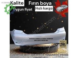 Arka Tampon Toyota Corolla 2011-2013 Gri — Sıfır Orijinal