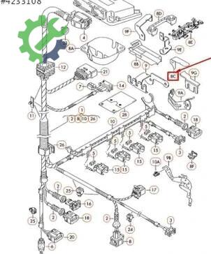 Volkswagen Jetta Motor Braketi 1J0971858A çıkma parça