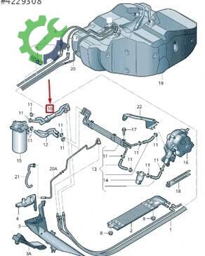 Audi A3 Dolum Boğazı 1K0130295F çıkma parça