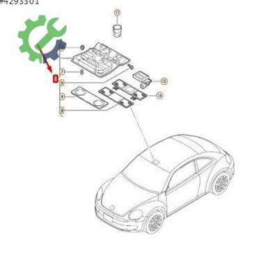 Audi A5 Tavan Lambası 1K0947105R çıkma parça
