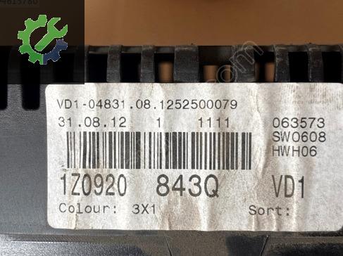 Skoda Octavia Gösterge Paneli 1Z0920843Q-VD1 çıkma parça