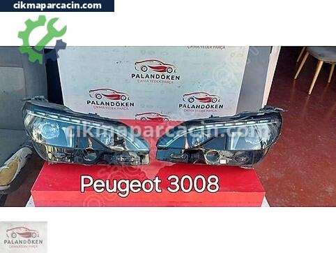 Peugeot 3008 Sağ Ön Far çıkma parça