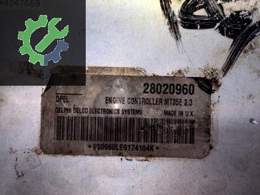 Opel Astra Motor Beyni 28020960 çıkma parça
