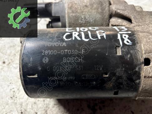 Toyota Auris Marş Motoru 28100 çıkma parça