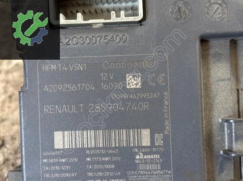 Renault Captur Kontak Kart Okuyucu 285904740R çıkma parça