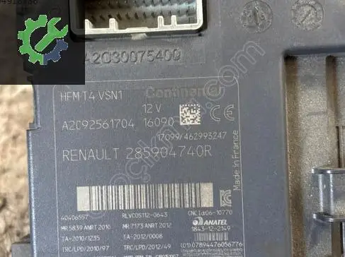 Renault Captur Kontak Kart Okuyucu 285904740R çıkma parça
