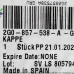 Volkswagen Polo Dış Ayna 2G0857538A Sökme Çıkma