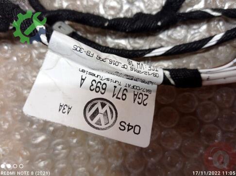 Volkswagen T-Roc Elektrik Tesisatı 2GA971693A çıkma parça