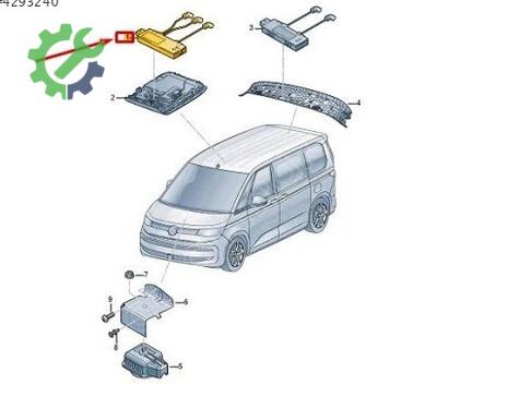 Volkswagen Transporter Elektrik Tesisatı 2N0951173 çıkma parça