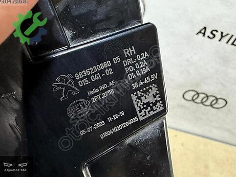 Peugeot 308 Gündüz Farı (DRL) 9835230880 çıkma parça