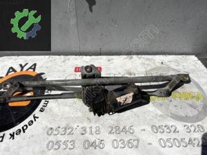 3397020438 PASSAT B5 çıkma ön cam silecek motoru ve mekanizması