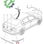 Volkswagen Passat 2025 Çıkma Arka Tampon 3G0853841