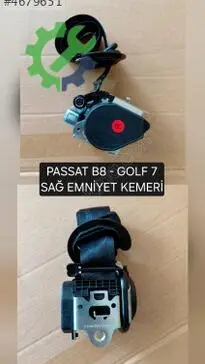 Volkswagen Passat Emniyet Kemeri çıkma parça
