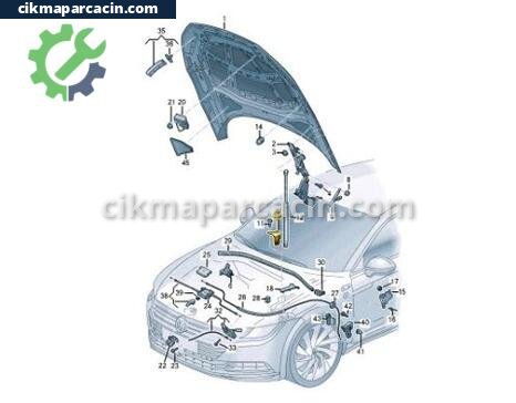 Audi A4 Kaput çıkma parça