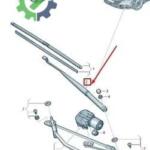 Çıkma Volkswagen Arteon Silecek Kolu 3G8955410A