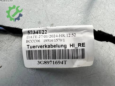 Volkswagen Arteon Elektrik Tesisatı 3G8971694T çıkma parça