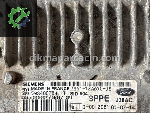 Ford Fiesta Motor Beyni 3S61-12A650-JE çıkma parça