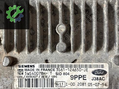 Ford Fiesta Motor Beyni 3S61-12A650-JE çıkma parça