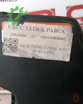 Audi A6 Hava Filtresi Kutusu 4G0133838AC çıkma parça