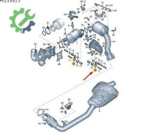 Audi A4 2025 Çıkma Komple Egzoz 4G0253295A