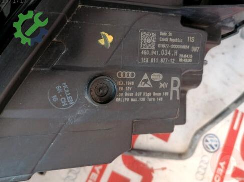 Audi A6 Far 4G0941033H çıkma parça