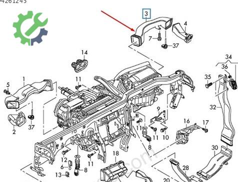 Audi A5 Havalandırma Izgaraları 4G1819656A çıkma parça