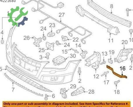 Audi A7 Taşıyıcı 4G8807591C çıkma parça