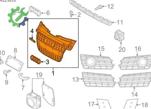 Audi A7 Panjur 4G8853651G çıkma parça