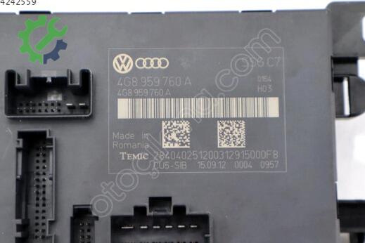 Audi A6 Beyin 4G8959760A çıkma parça
