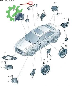 Audi A5 Multimedya 4M0035711 çıkma parça