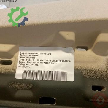 BMW 5 Serisi Torpido 51458074933 çıkma parça