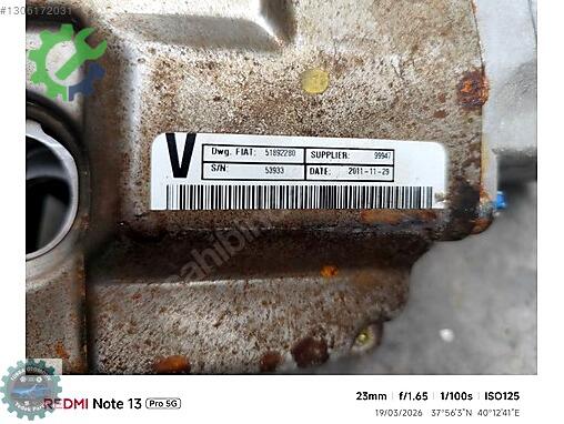 Fiat Punto Evo Elektrikli Direksiyon Motoru 51892280 çıkma parça