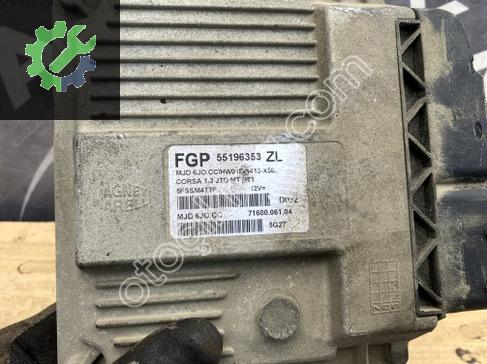 Opel Corsa Motor Beyni 55196353 çıkma parça