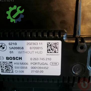BMW 5 Serisi Gösterge Paneli 8709815 çıkma parça