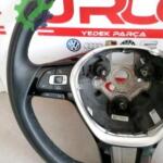 Volkswagen Jetta Orijinal Çıkma Direksiyon Simidi 5C0419091DT