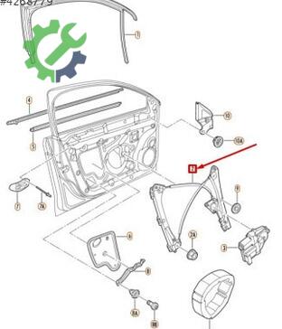 Volkswagen Jetta Kapı 5C6837461K çıkma parça