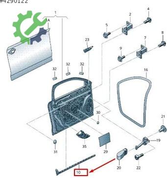 Volkswagen Jetta Kapı 5C6837651 çıkma parça