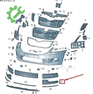 Skoda Octavia Far Braketi 5E0807682F çıkma parça