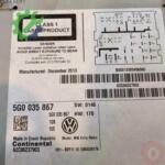 Volkswagen Golf 2022 Beyin Çıkma – 5G0035867