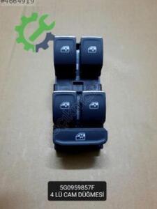 5G0959857C GOLF 7 - PASSAT - LEON 4LÜ CAM AÇMA DÜĞMESİ