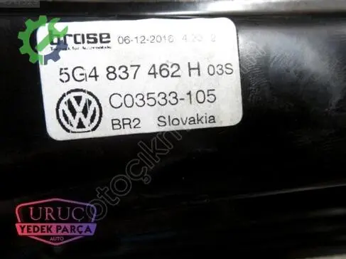Volkswagen Golf Kapı 5G4837462H çıkma parça