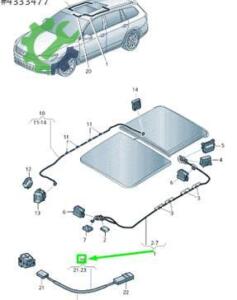 Volkswagen Passat Elektrik Tesisatı 5G9971499 Sökme Çıkma