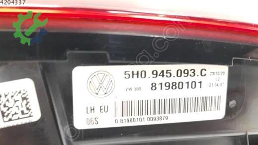Volkswagen Golf Stop 5H0945093C çıkma parça