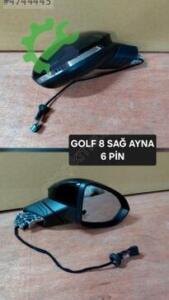 5H1857508 GOLF 8 SAĞ AYNA KOMPLE 6 PİN