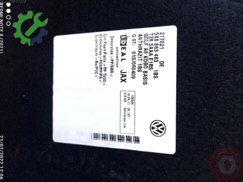 Volkswagen Golf Bagaj 5K6863463 çıkma parça