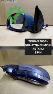 5N1857507 TIGUAN SOL AYNA KATLANIR KOMPLE 9 PİN 2008-2015 ARASI